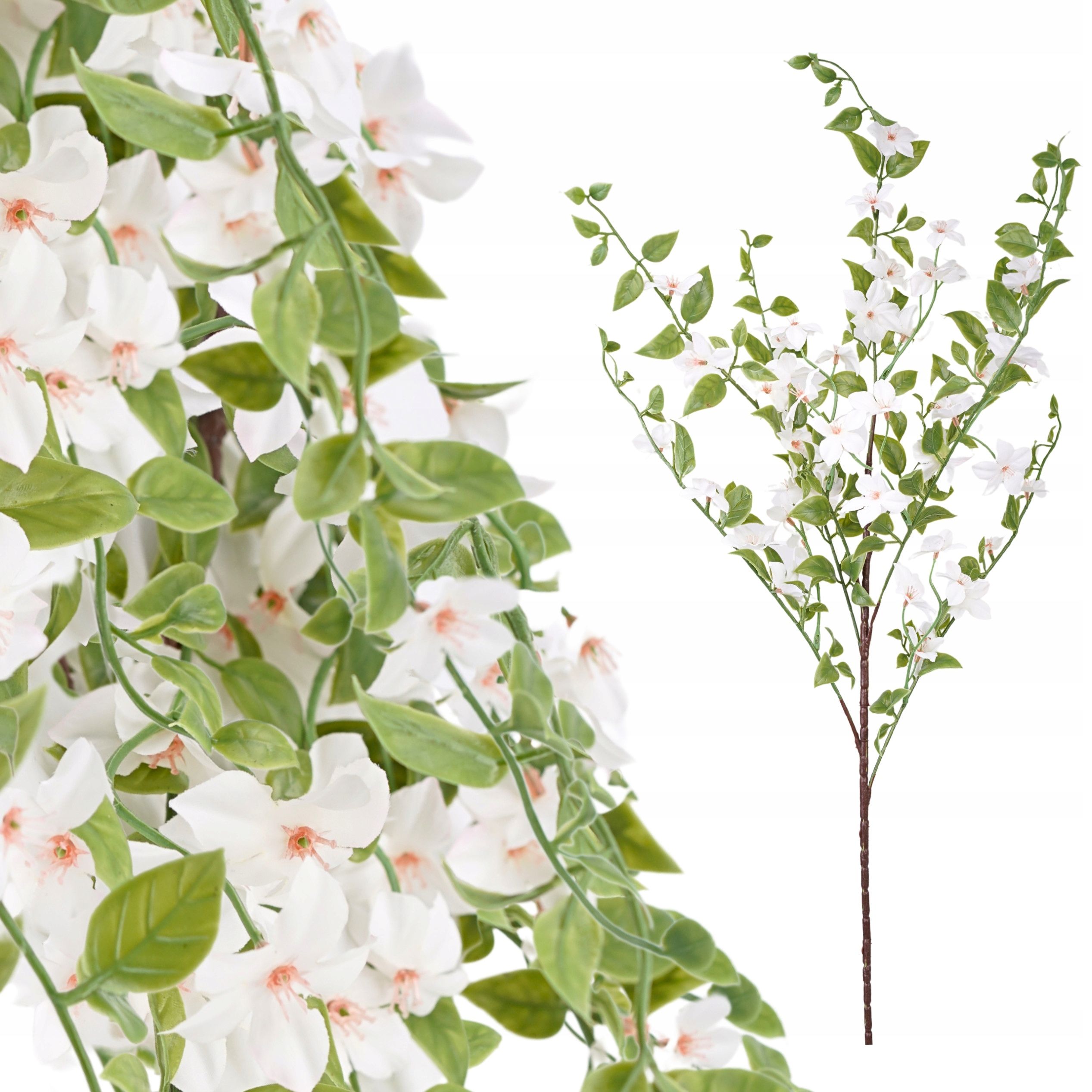  Mākslīgais zieds orhideja zars dekoratīvs rotājums florists pik 62cm