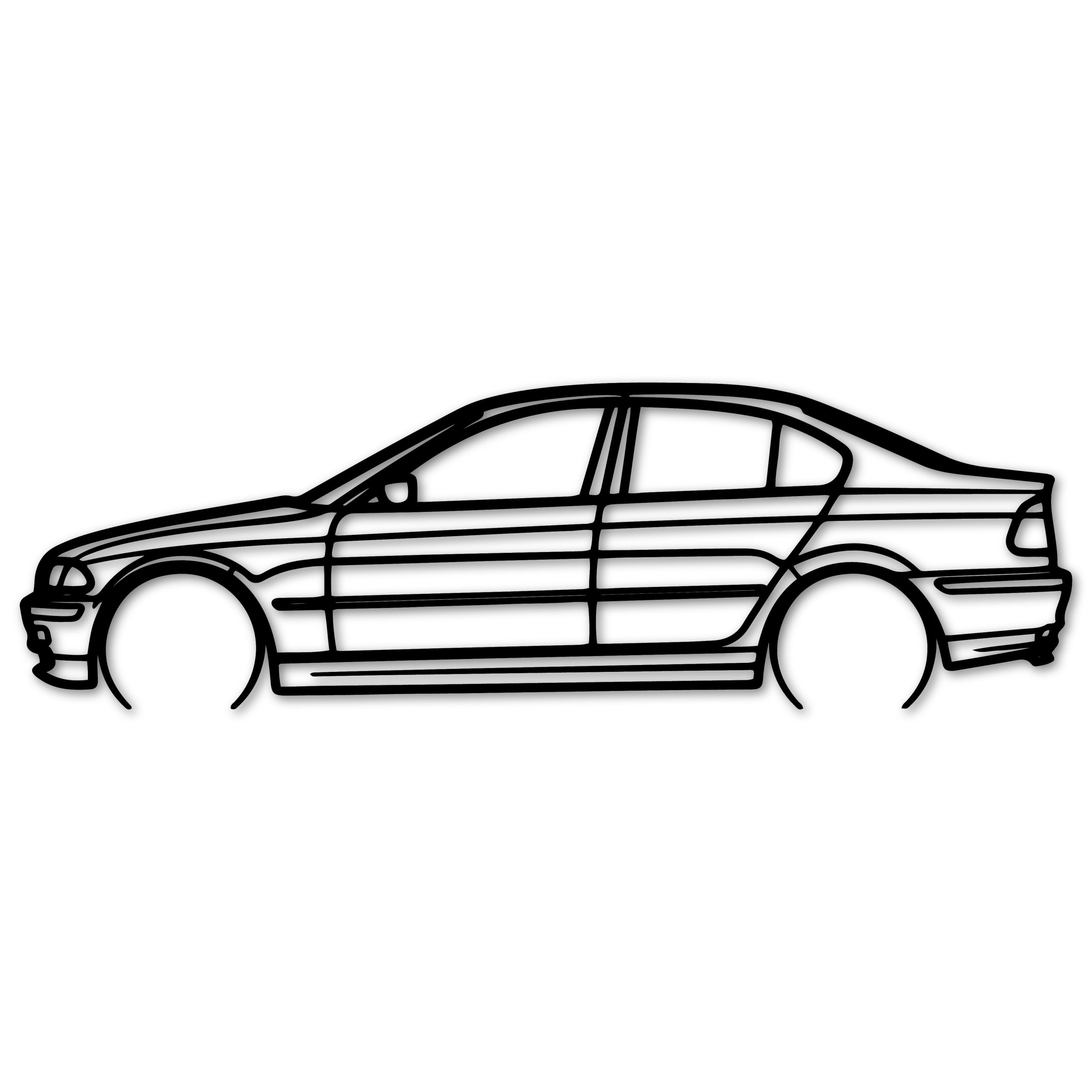  Ažūra glezna automašīna bmw e39 vagons sienu apdare plāksne 80 cm gleznas