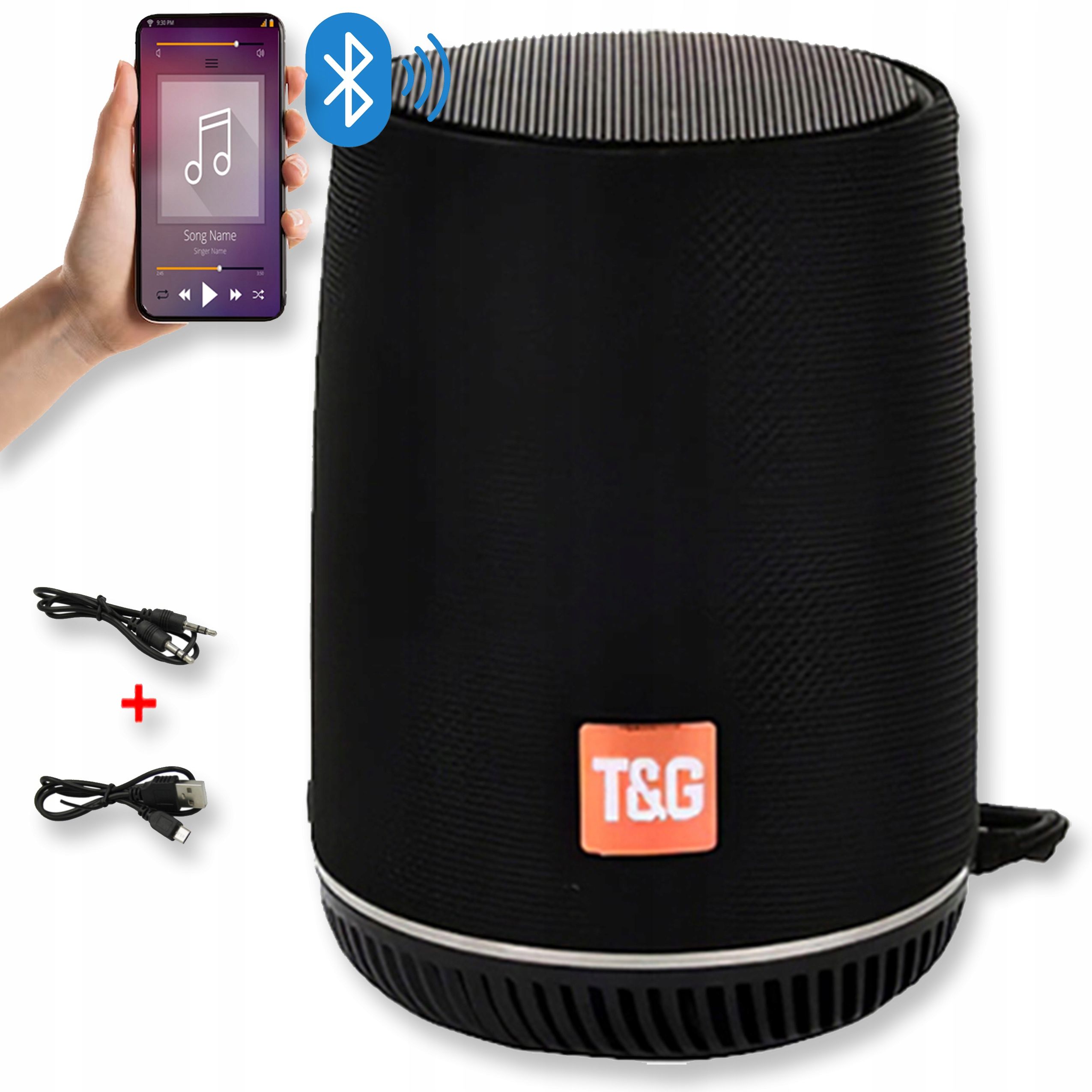  Speaker with bluetooth function portable wireless audio usb fm mobile radio aux sd
