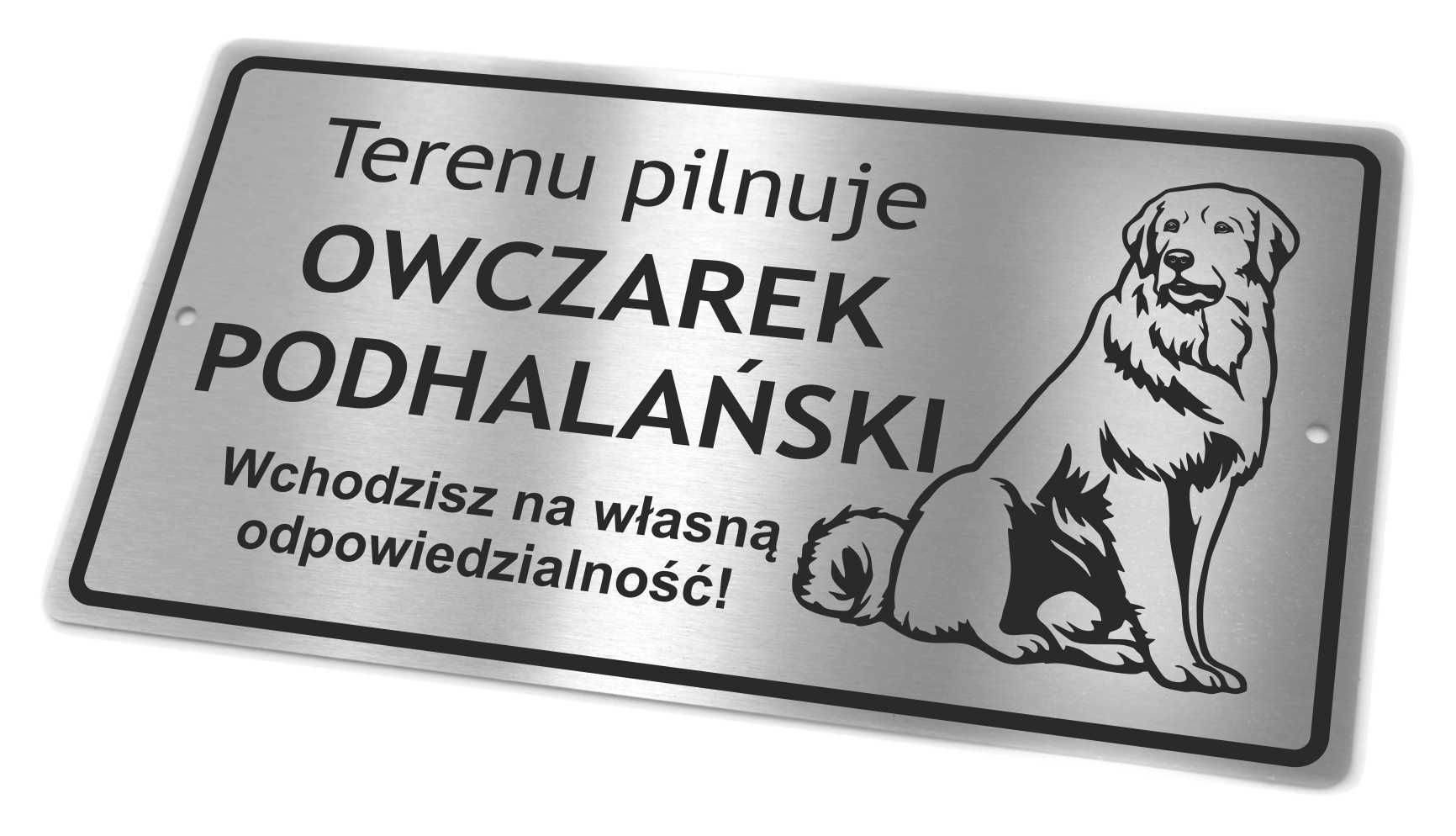  Table careful dog - shepherd podhale laser engraving stainless steel