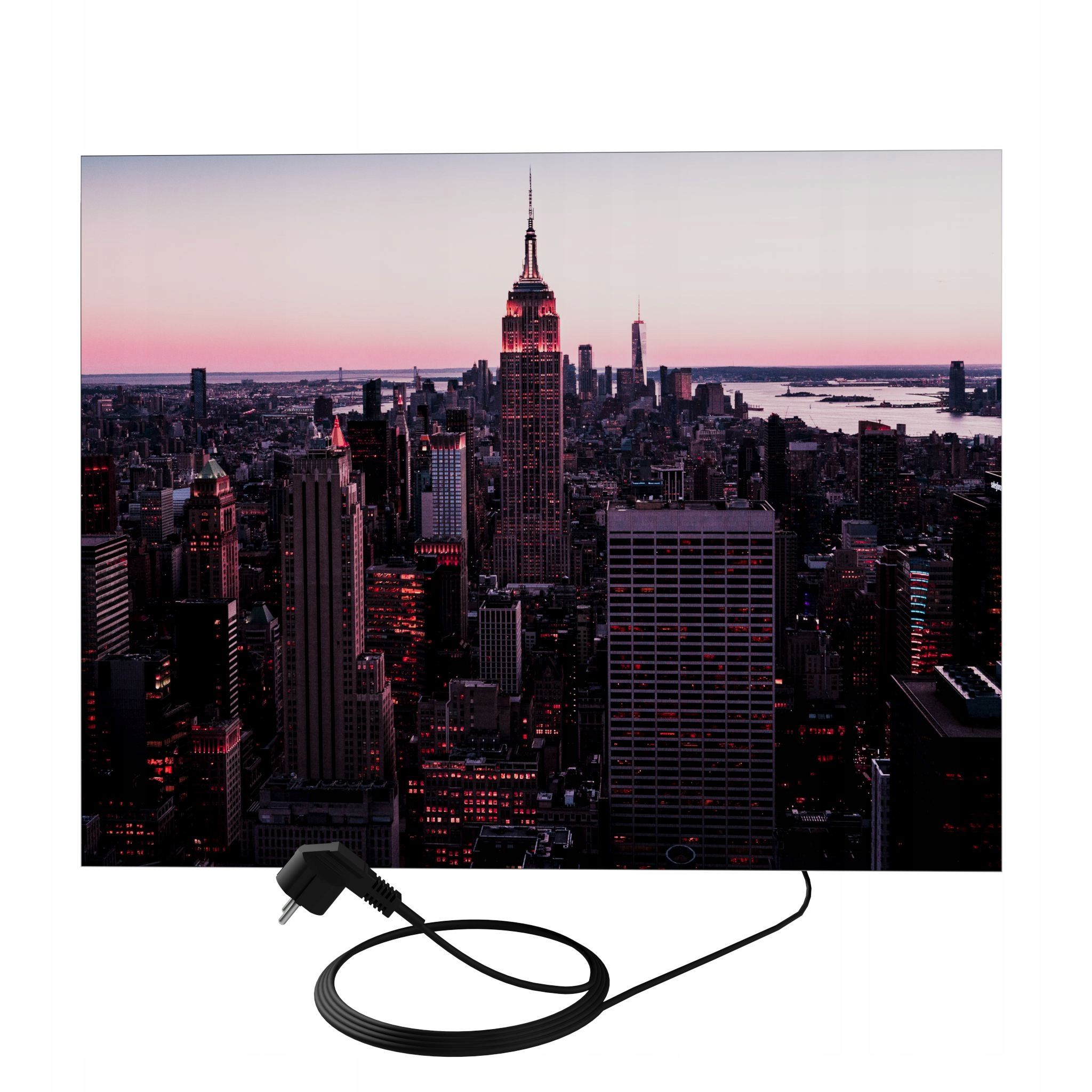  Sienas panelis ar led apgaismojumu 46 cm x 75 cm sēnes