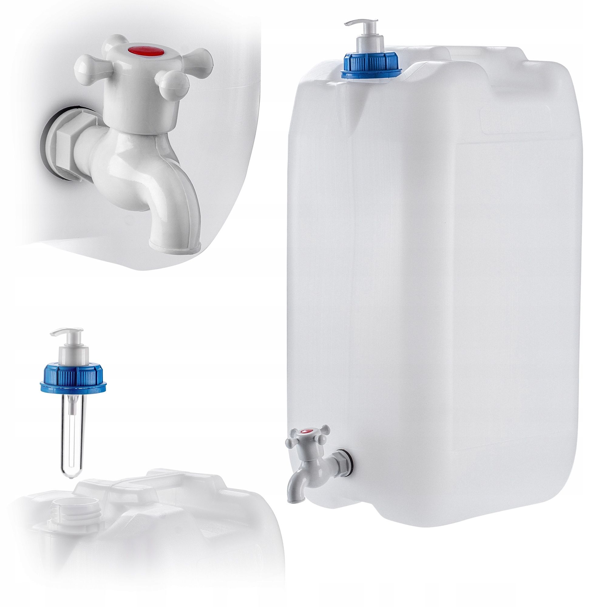  Wasserkanister waschbecken krug banka spender seife flüssigkeiten 5l mit wasserhahn
