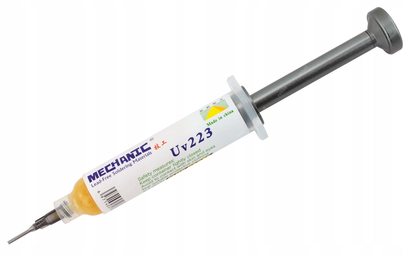  Süstal dosaator 5ml + 5x nõel doseerimine sisse flux kiirgusvoog kinga poleerimine geel liim