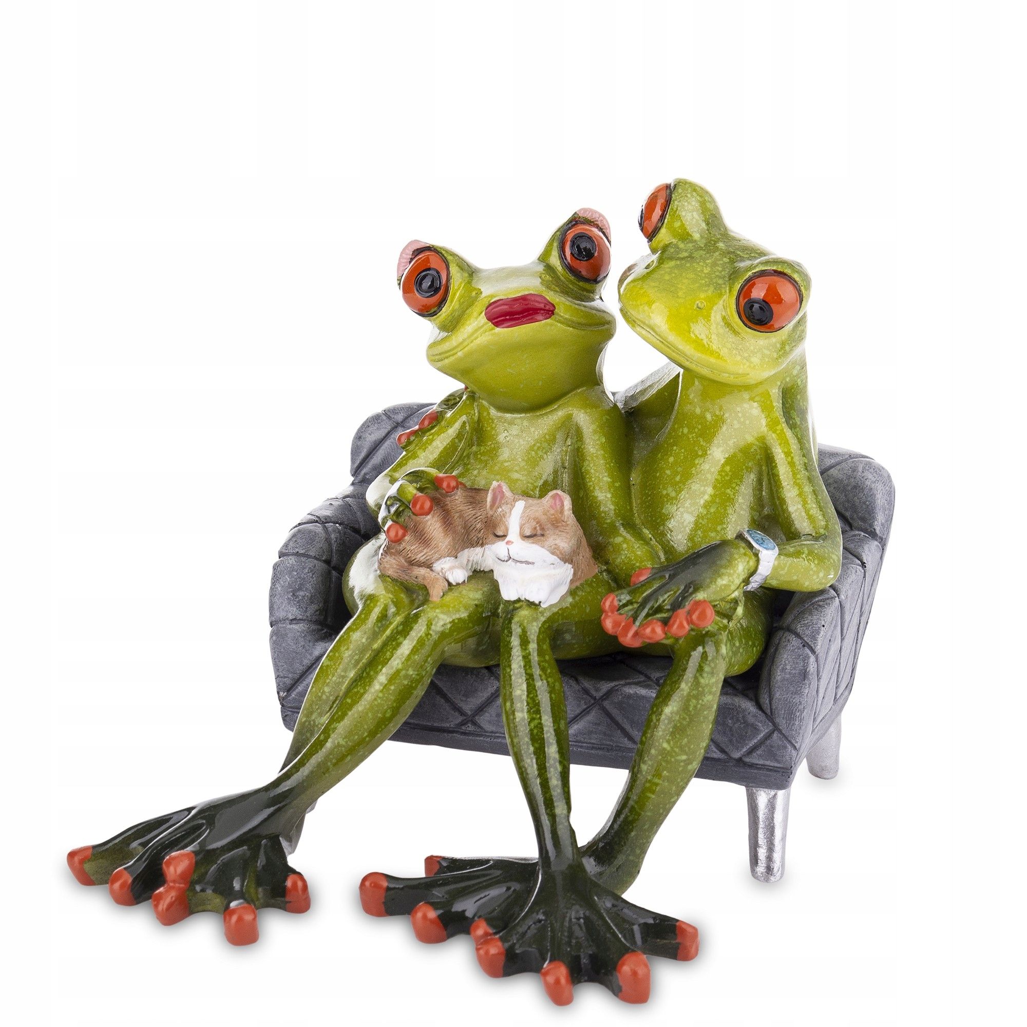  Figur frosch frosch auf rybach angler fischer geschenk