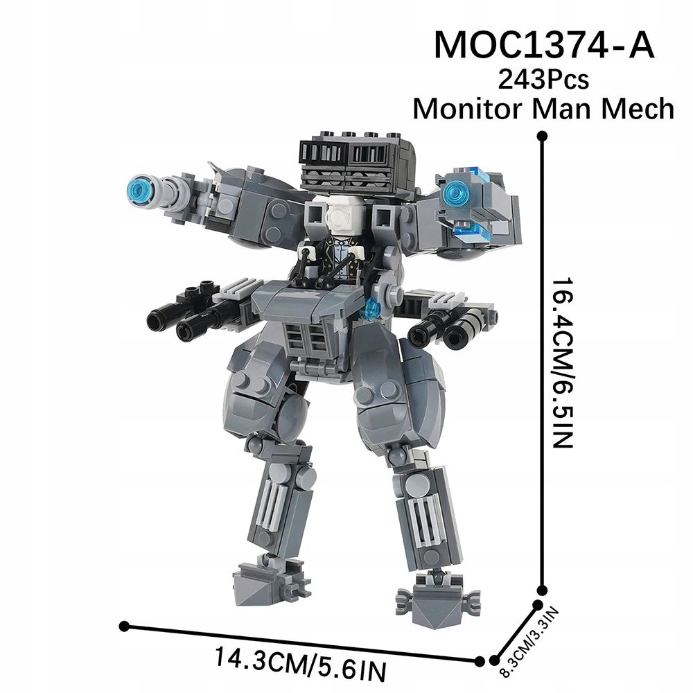  Mooxi skibidi toilet set macht bricks game großartig titan corps vs monitor man a