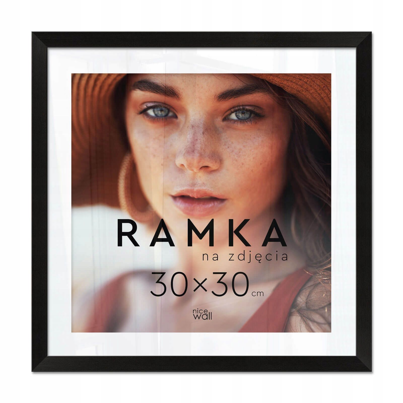  Black color photo frame 15x21 cm with support