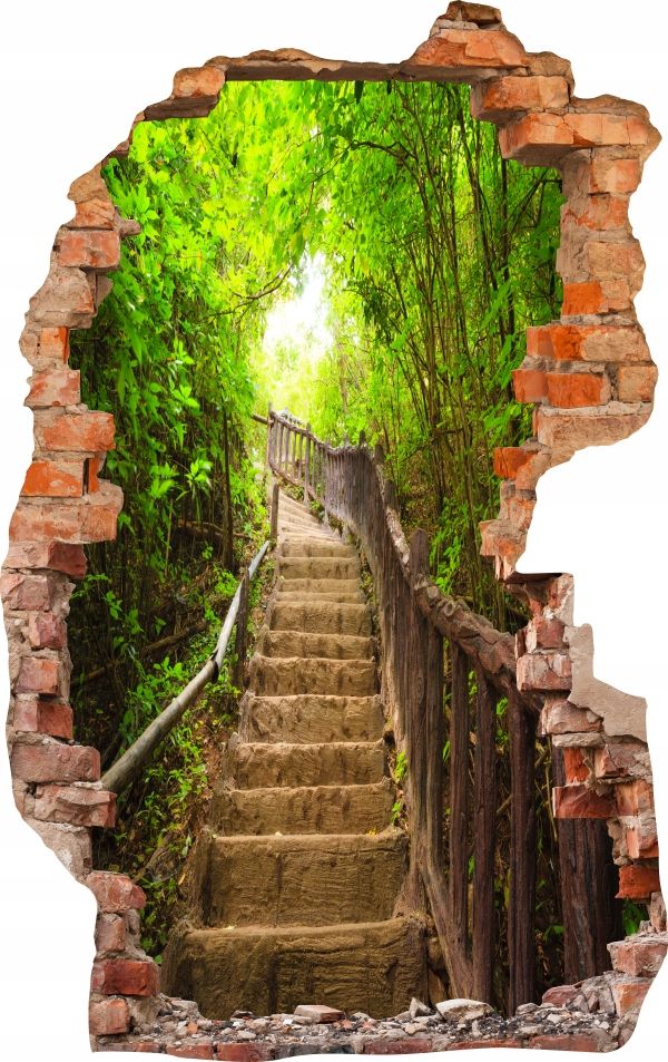  Sienas uzlīmes foto tapetes caurums 688 daba
