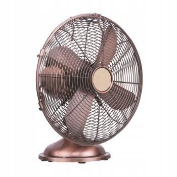  Black table fan premium elegant metal fan loft style tevo