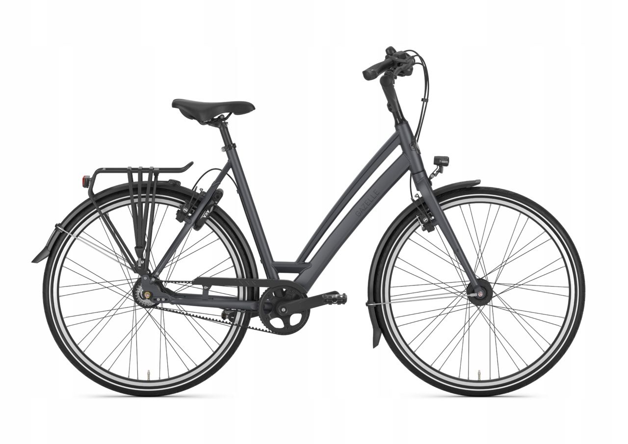  Miesto dviratis gazelė chamonix s8 rėmas l 49cm 28 colių meteor grey