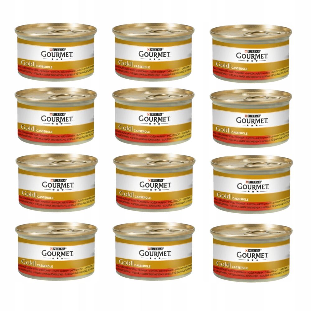  Gourmet gold skonių mišinys 24x85g + pro plan sterilised 3x85g nemokamai