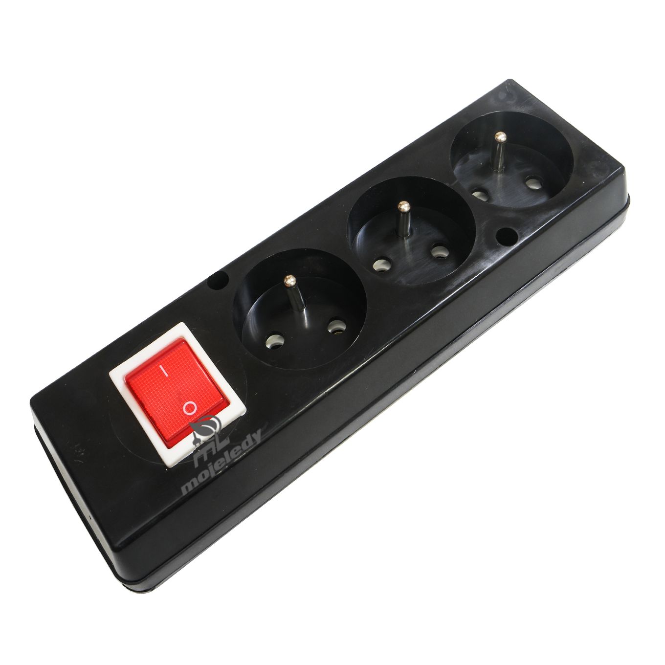  Taisns spraudnis 16a z/u uni-schuko melna krāsa wt-40