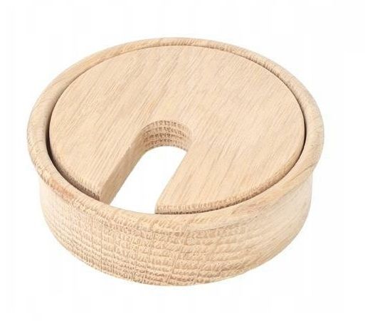  Dřevěná elektroinstalační zásuvka těsnění javor 80x23mm