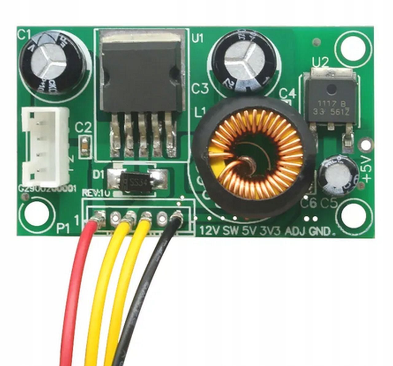  Sprieguma pārveidotājs step-down 12v-- 3,3-5-12v ca-1253
