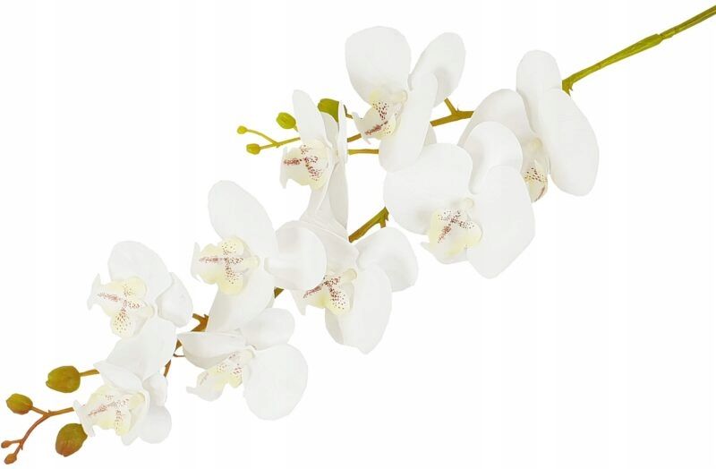  Orchid twig 20 flowers 76 cm rubber
