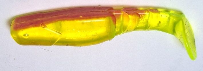  Manns predator 3,5cm geltonas su juodu grzbietem