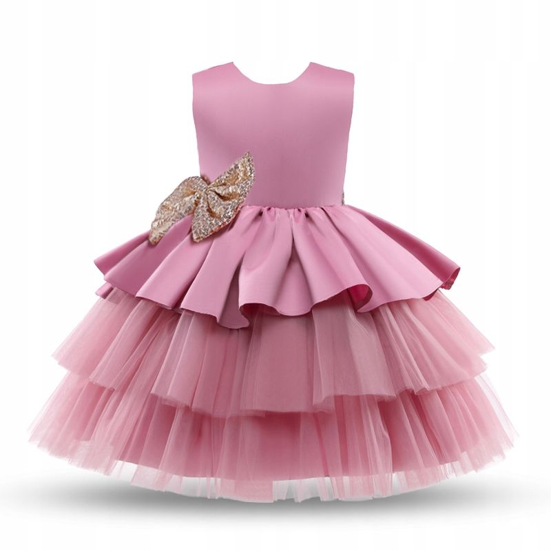 Charmant kleid bankett mit band i brokat - ideal auf hochzeit - 120