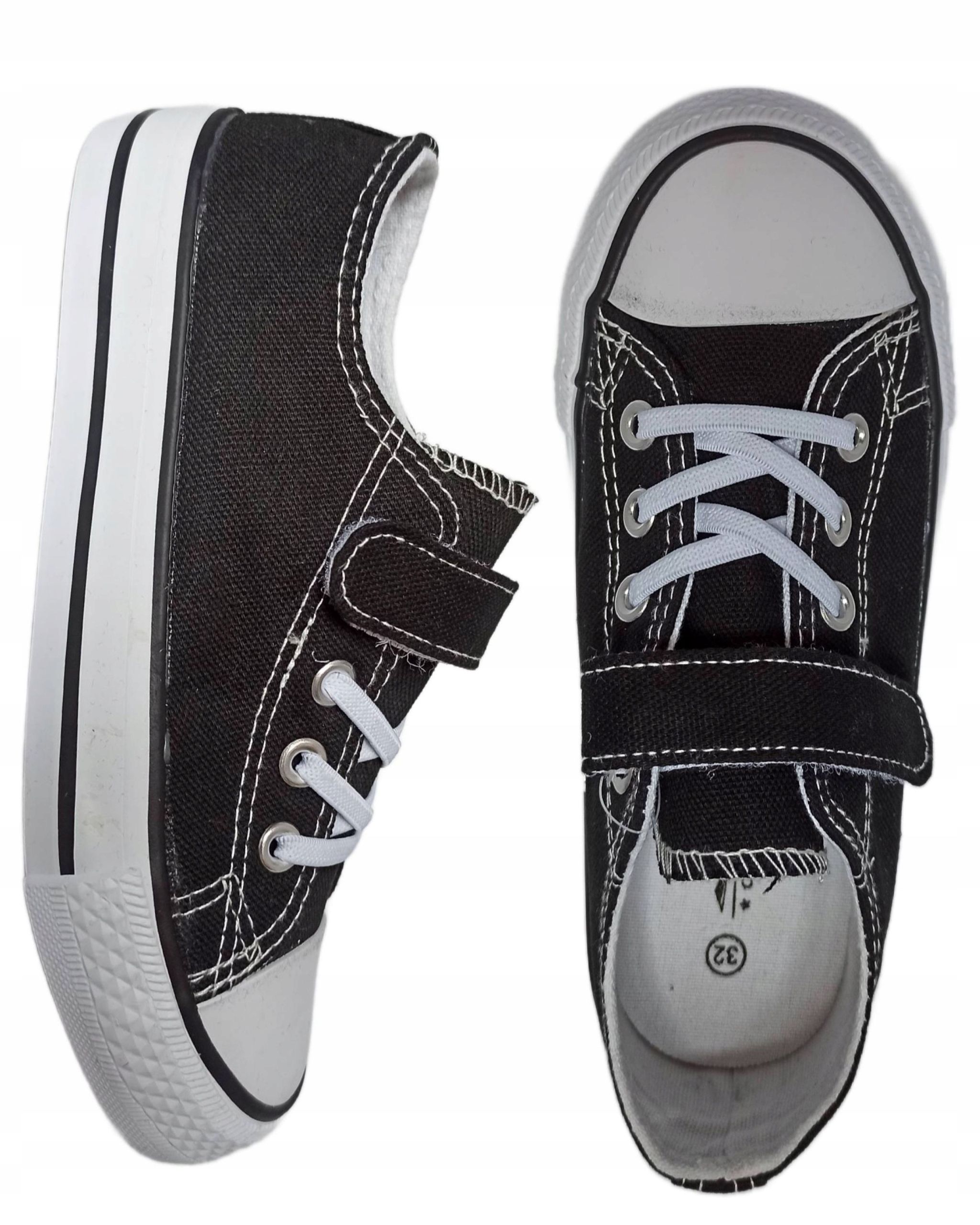  Mugav ankrud velcro teip + kummist r32 must p8-143