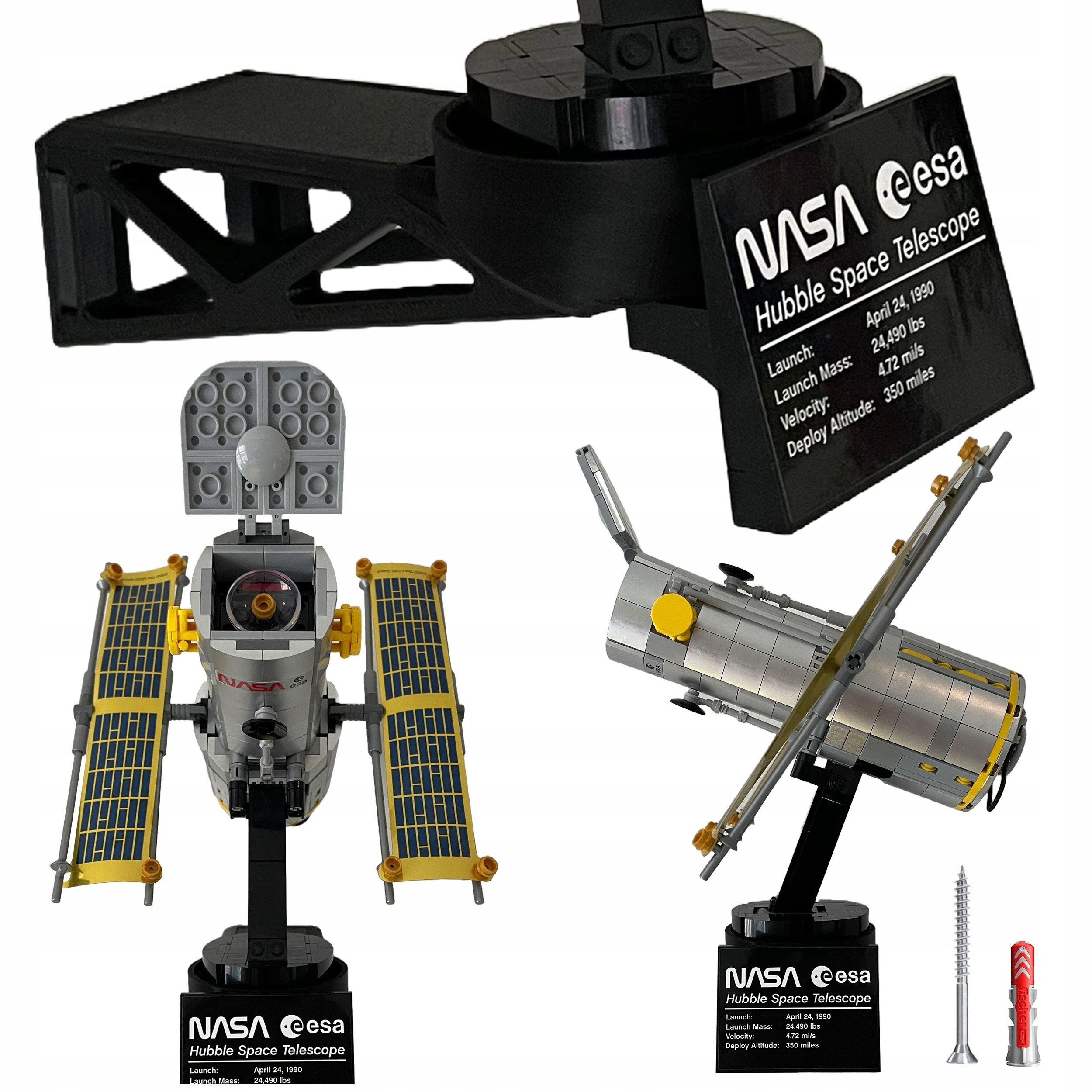  Erdvėlaivis discovery nasa 10283 - sieninis laikiklis pakaba ant lego laivas