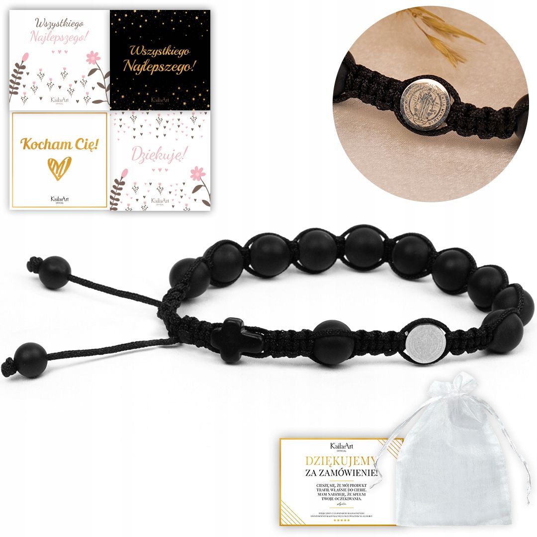  Rosary bracelet with crossword clue from natural stones cross agate dragoon