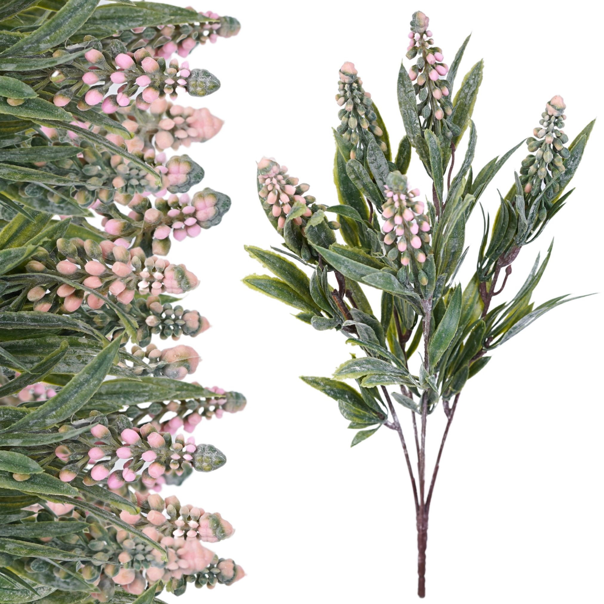  Dirbtinės gėlės gipsowka šakelė 32cm tanki violetinė priedas puokštėms