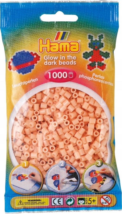  Hama 207-103 - svetlo žltý - 1000 korálky midi - krk