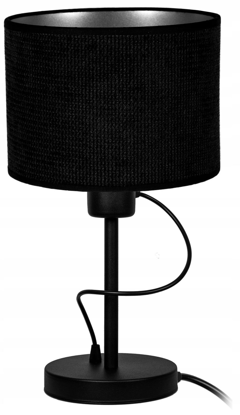  Štýlový nočná/stolová lampa moderné sklo kapucňa plisované grafitová farba led