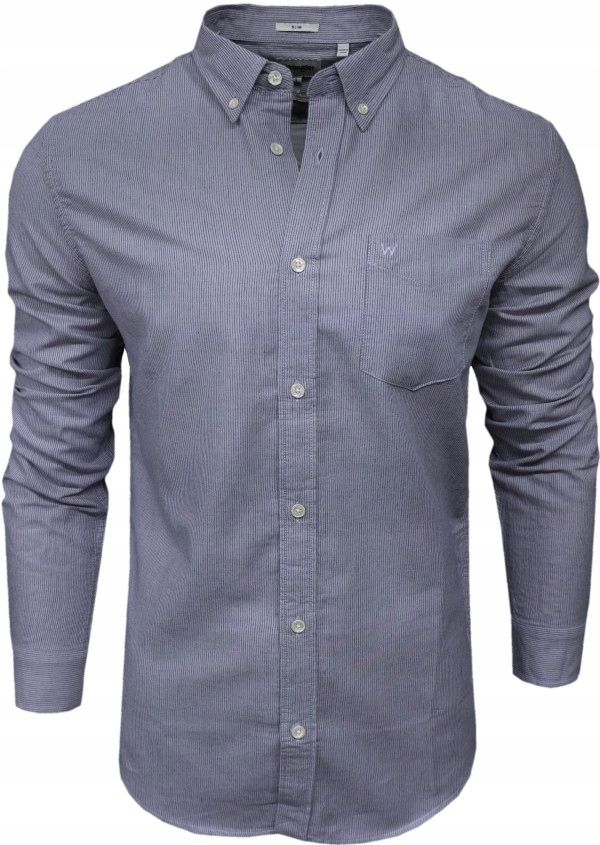  Wrangler košeľa regular fit kockovaný white xl