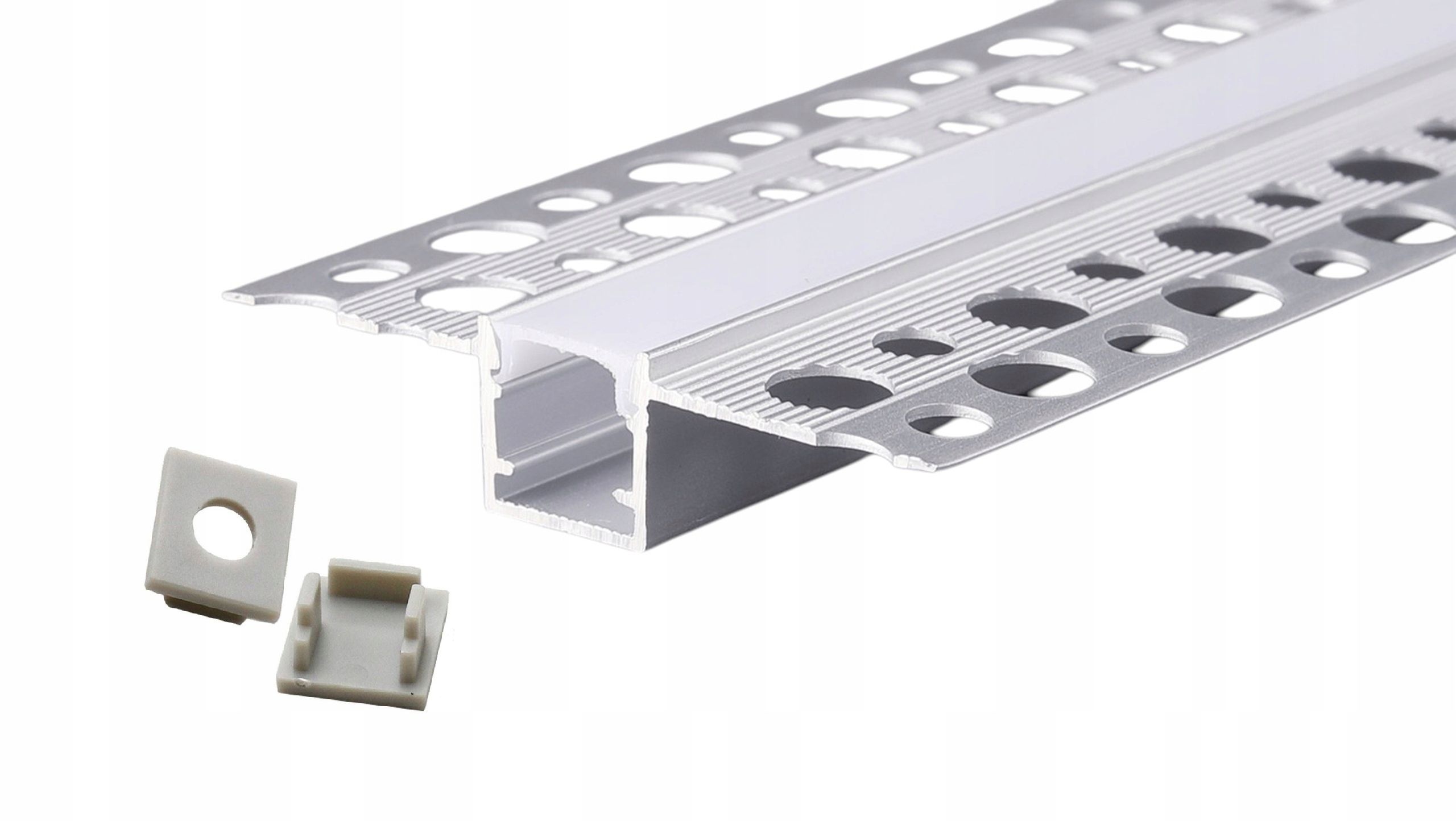 Alumiiniumprofiil led ribad must nurgeline alu 1m + kiire kapuuts