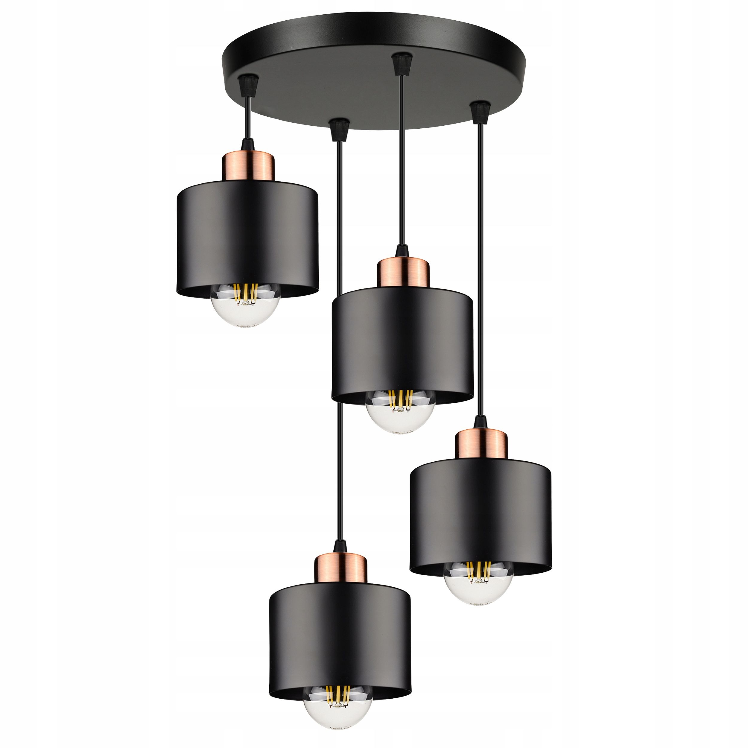  Ceiling lamp hanging lamp golden white modern 3x e27 for the living room