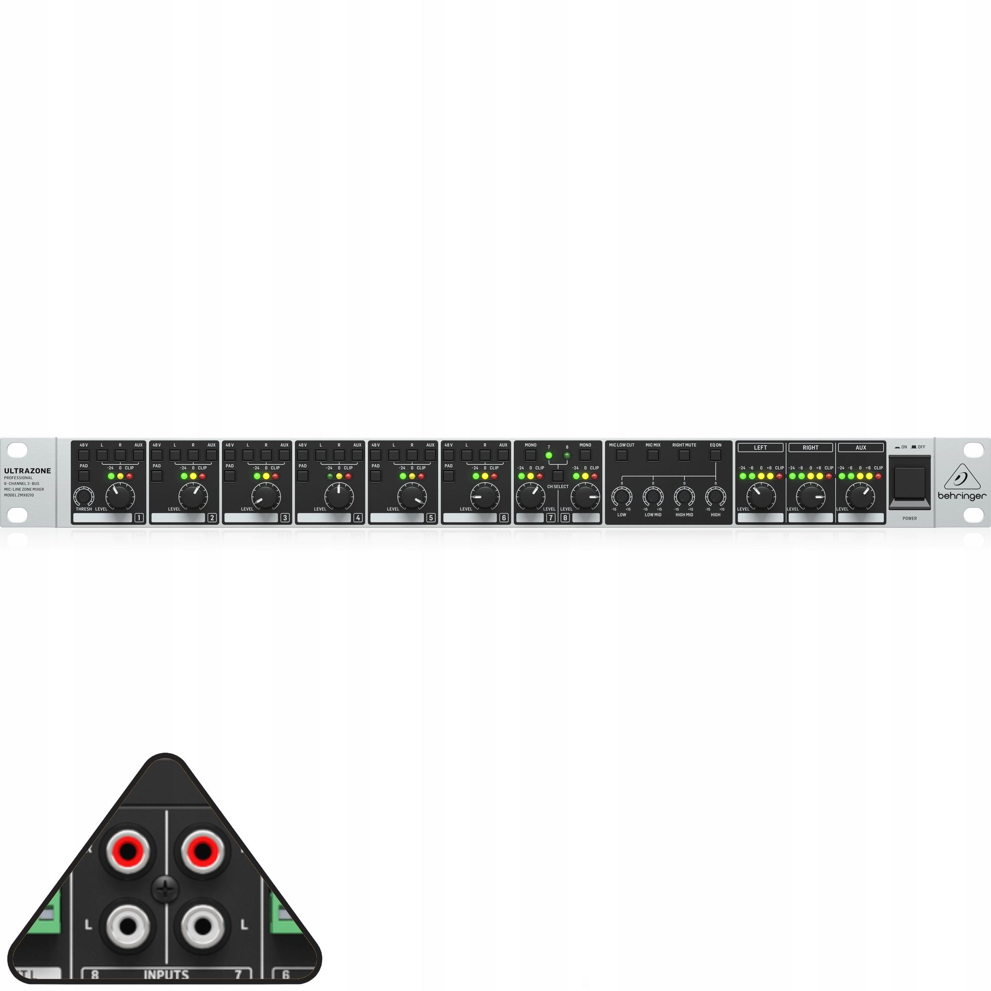  X1204usb mikseris garso 12-kanalų su usb behringeris