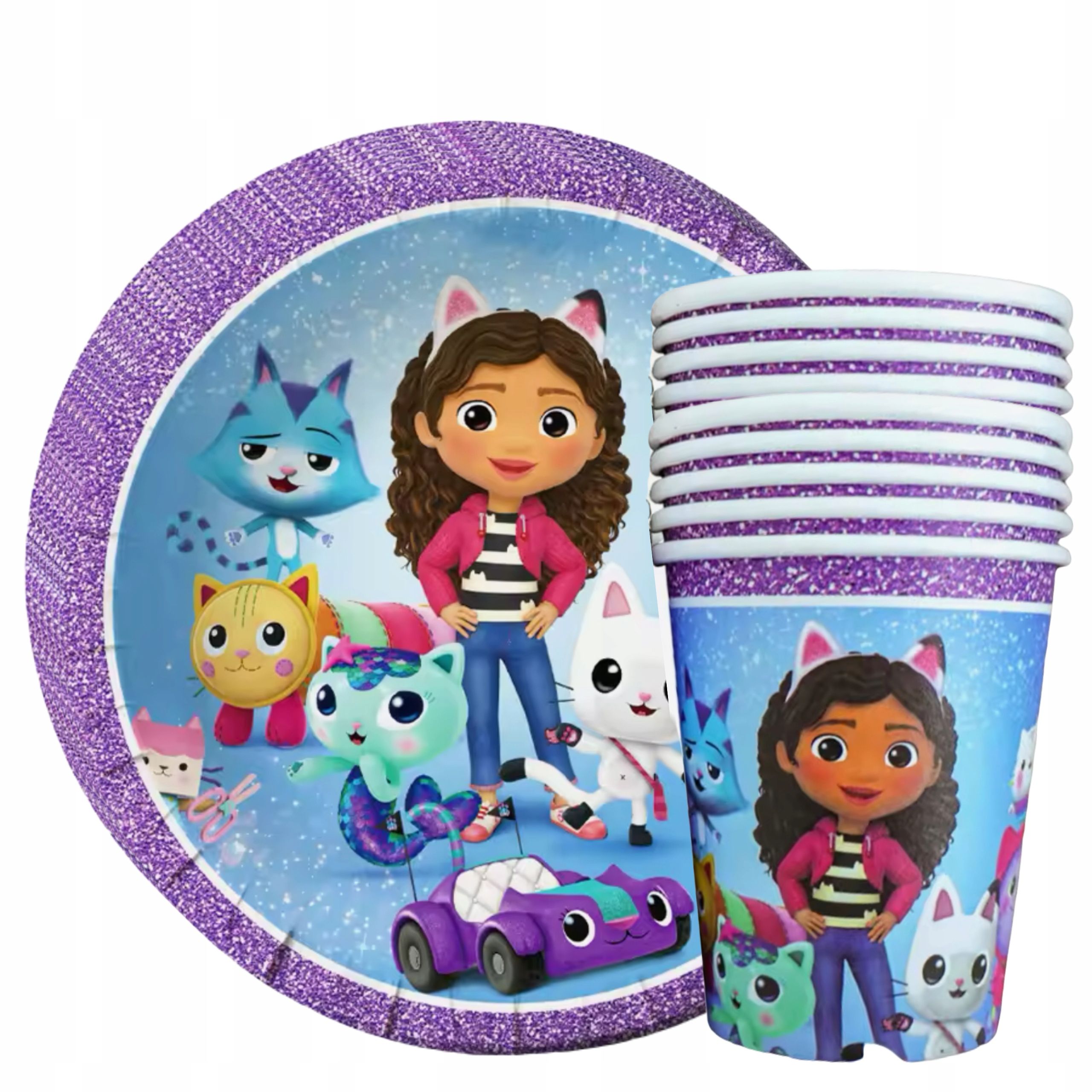  Saucers i cups roblox games paper set on your birthday 20 pcs.