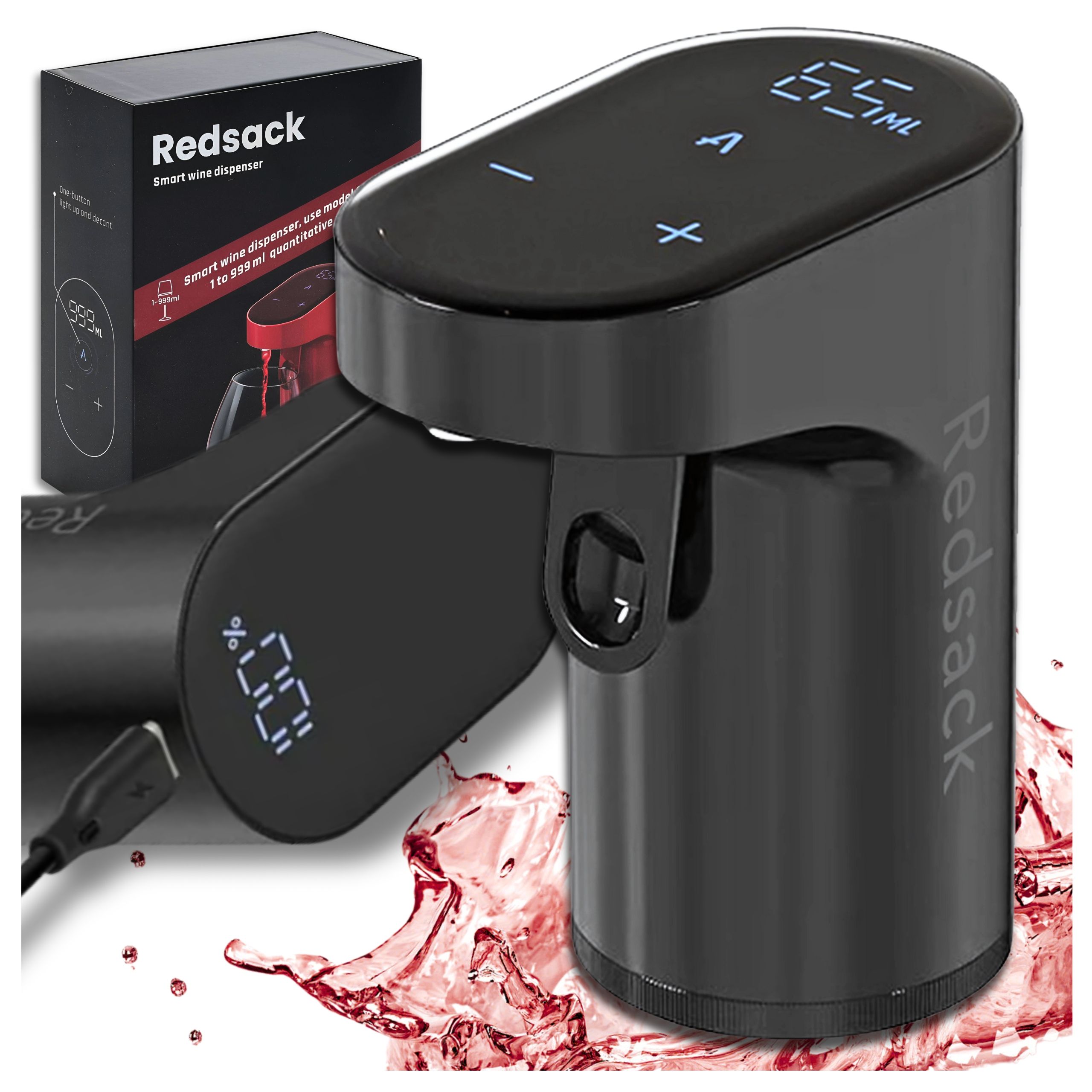  Elektrisks smart piltuve sūknis dzērieniem vīns redsack wp-007