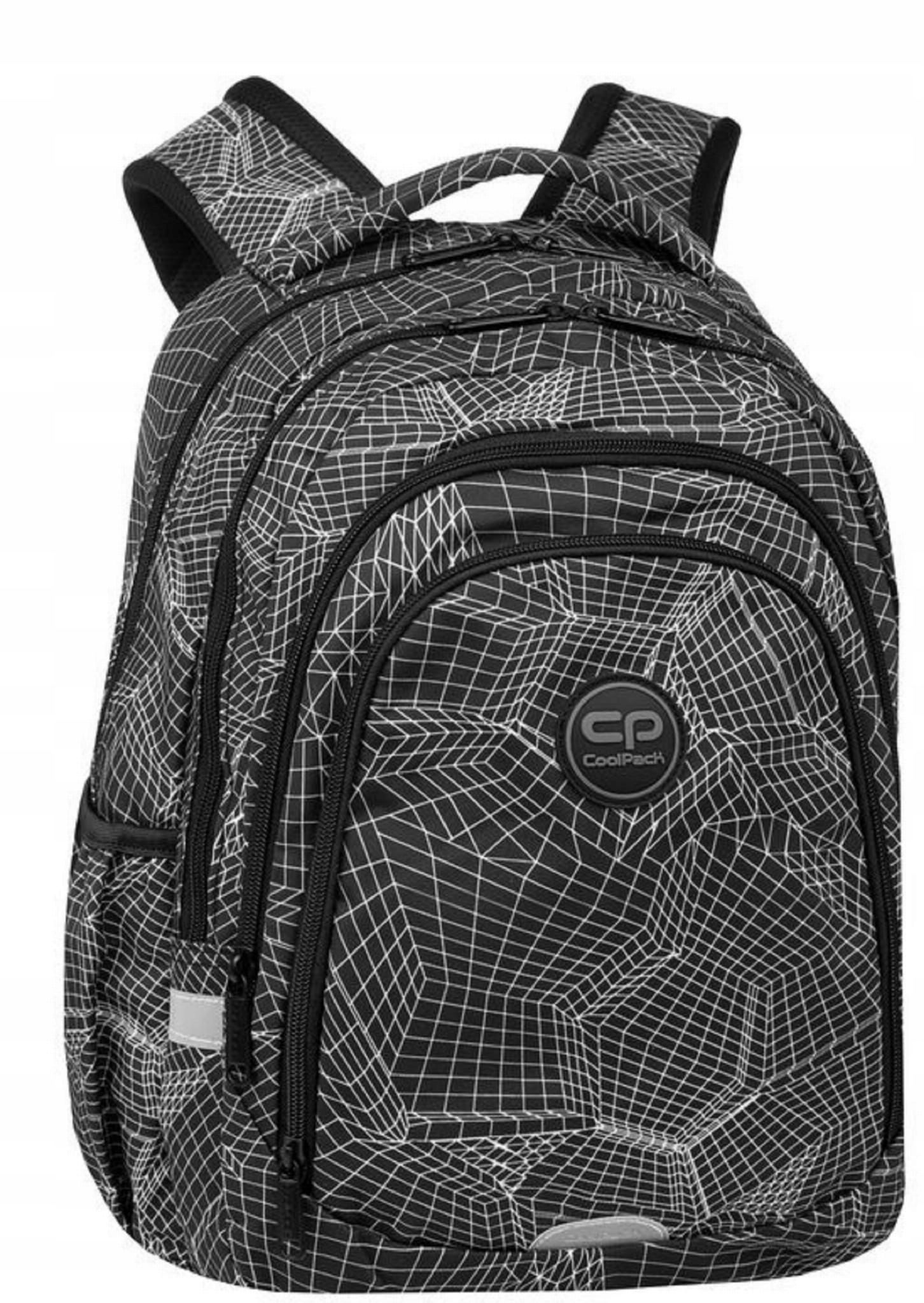  School backpack youth 17" coolpack drafter 28l rander trojwymiar