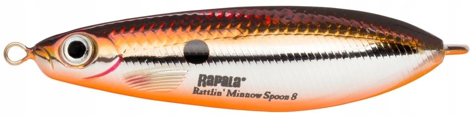  Vobleris rapala rattlin minnow spoon 8cm/16g anty kablys rmsr08 spalvų.- ch
