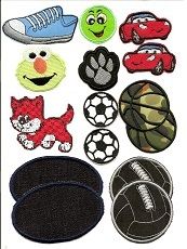  Patch gerät aufkleber auf kleidung patches sm stickerei bälle