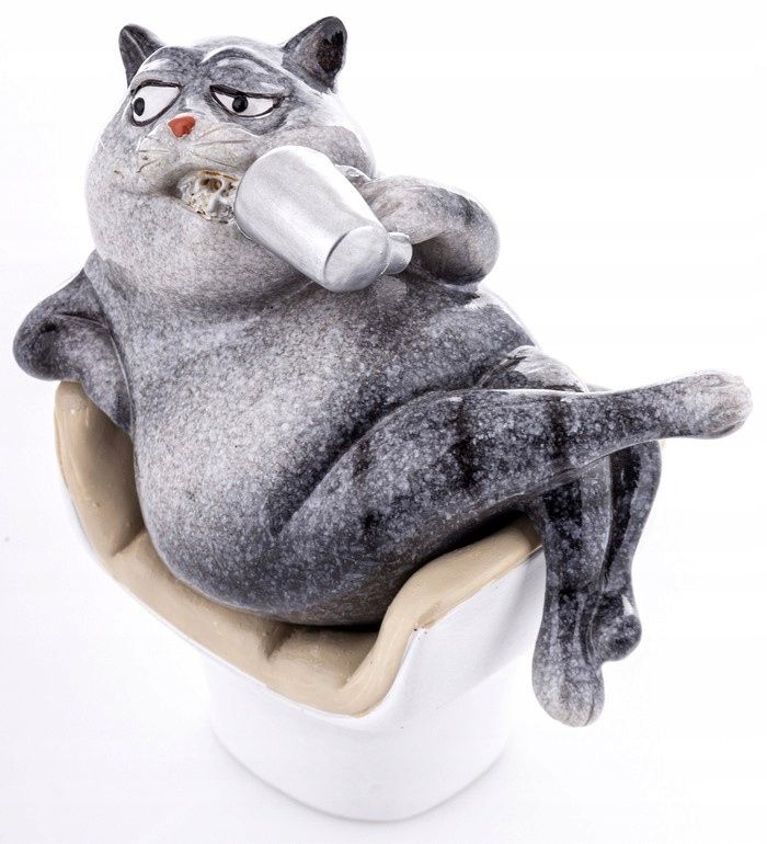  Figurine lady cat mysterious cat cat w mask gift for kociary o219