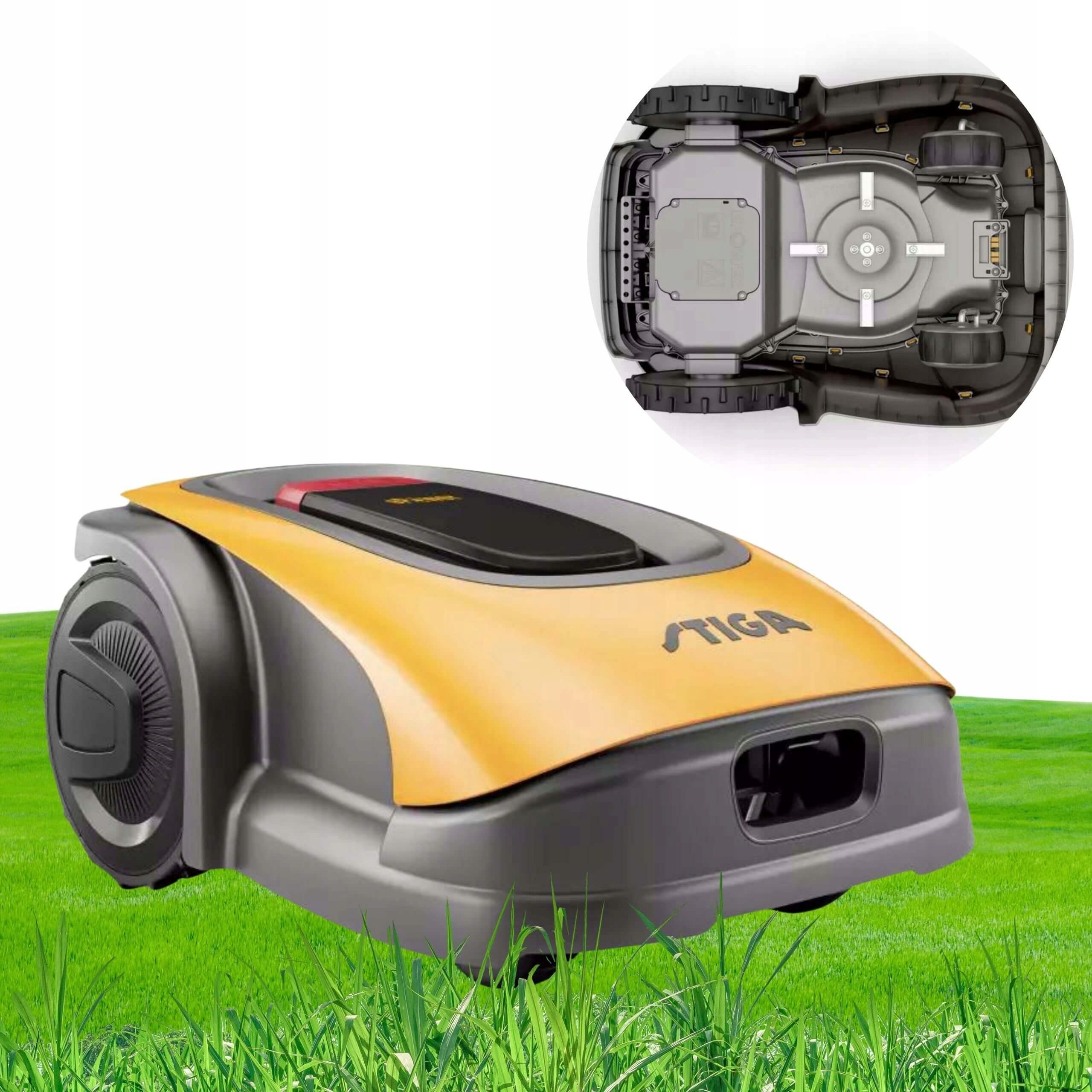  Robotas vejapjovė stiga a 750 experience plotis pjovimo 18 cm autonomiczny