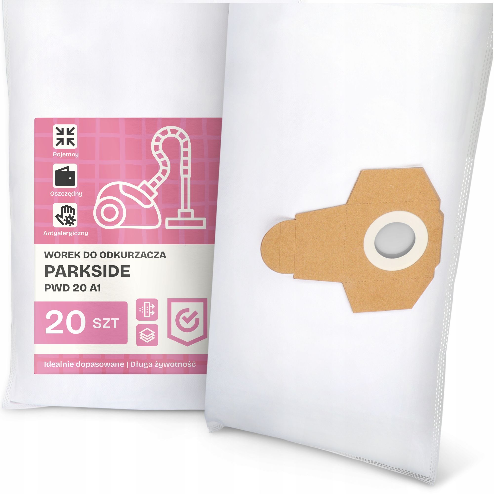  3x bag for a vacuum cleaner parkside pwd 20 a1 synthetic microfibers bags g9