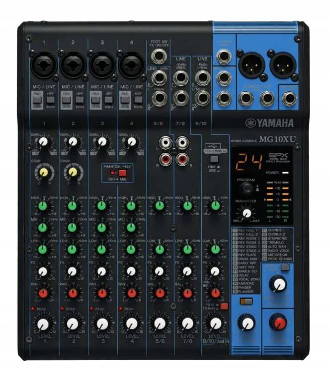  Yamaha mg20 mikseris analoginis 20-kanalų konsolė miksujaca