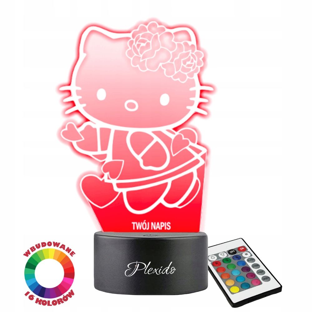  3d nakts gaisma led par dāvanu valentīna diena gravēšana