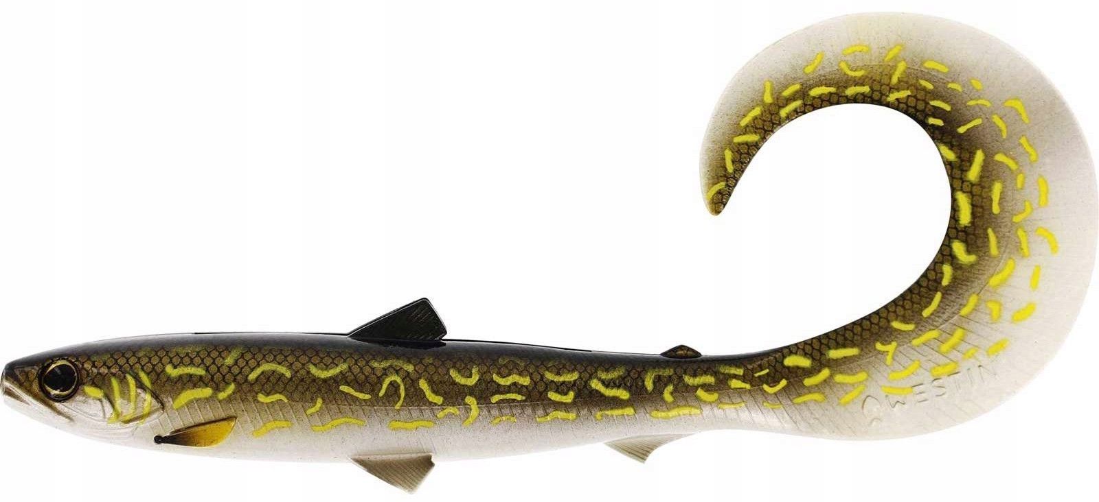  Westin bullteez curltail 27cm 103g redlight ilgis (cm): 27, svarstyklės (g): 103