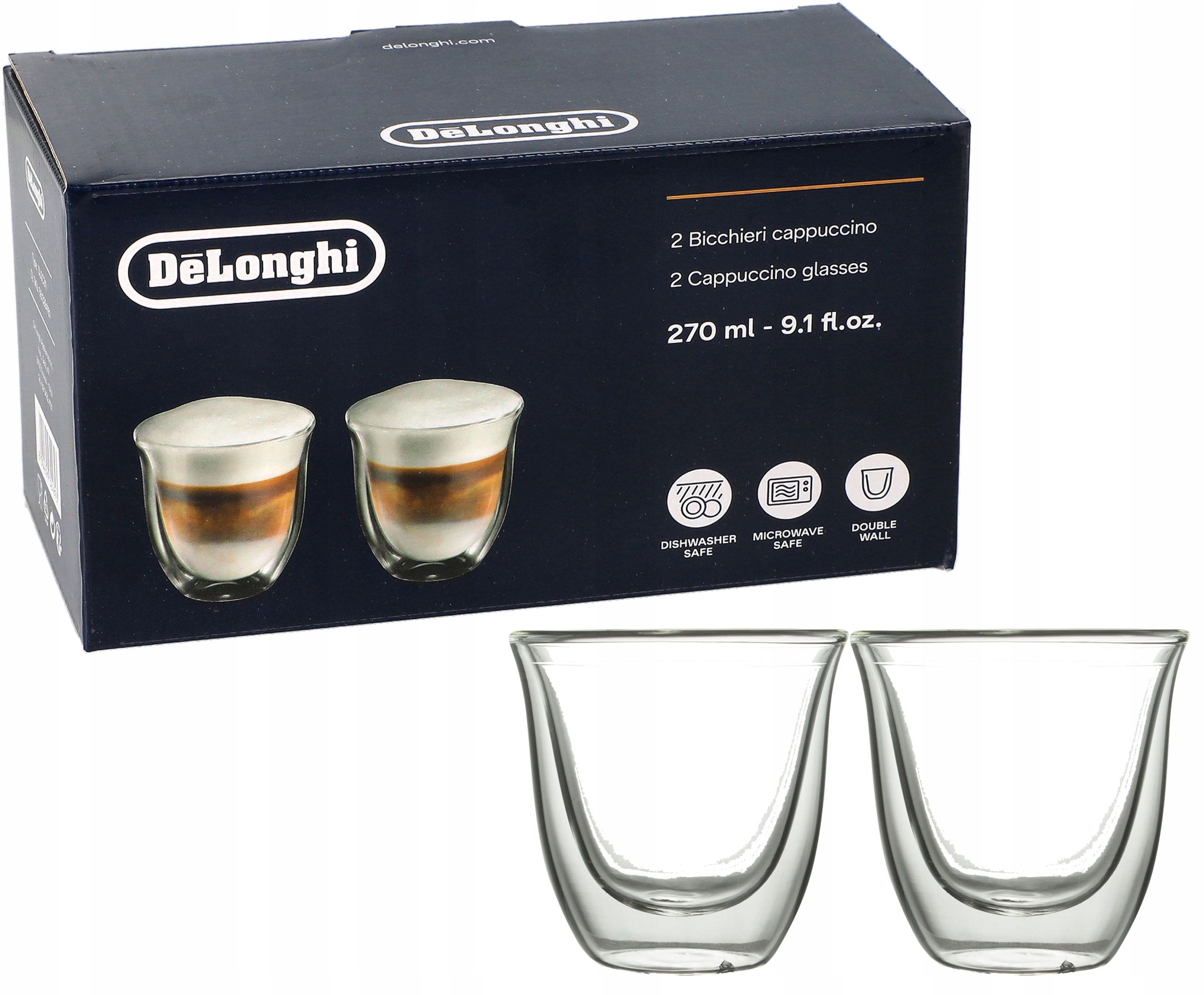  Delonghi thermal cups / glasses - espresso 2 pcs. 90ml dlsc310