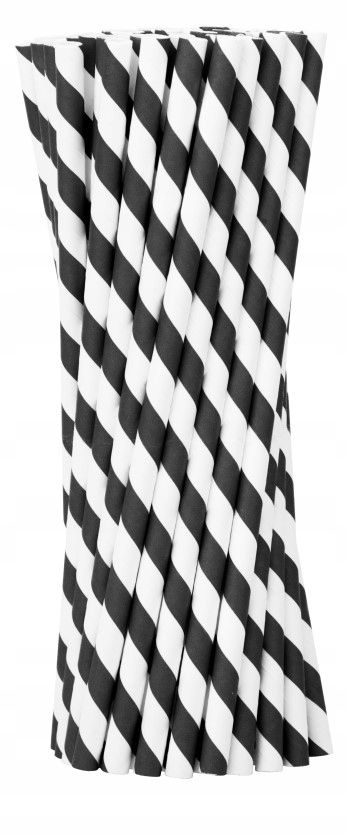  Papierstrohhalme dick lang in shake getränke kuflowe 8x240mm schwarz 250sz