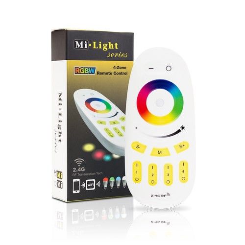  Valdymo pultelis led mi-light cct 4 zonų dimmer wi-fi mi-light fut007