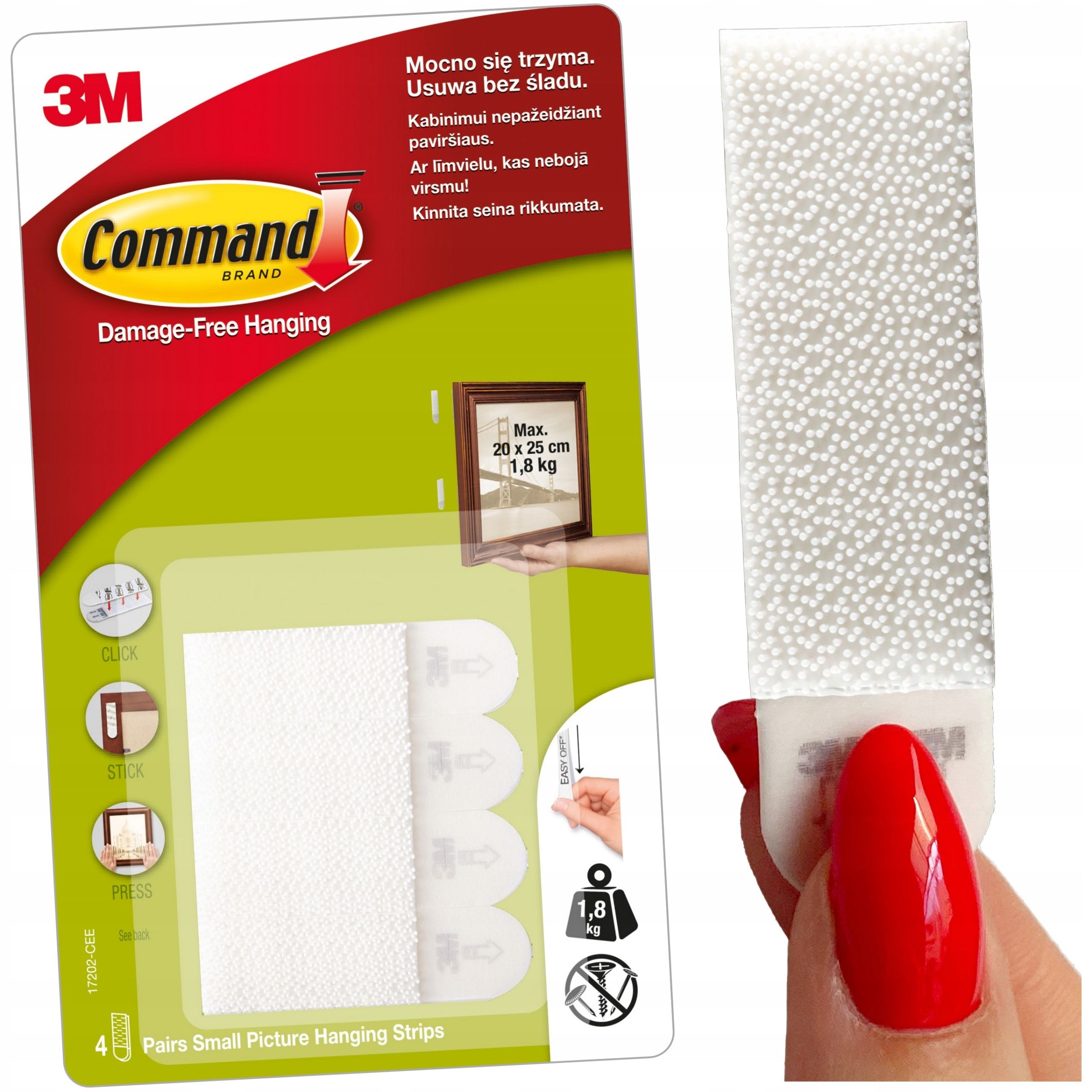  Komanda 3m velcro juostos didelis siauros 4 rinkinys = 8 kompiuterių. 17207