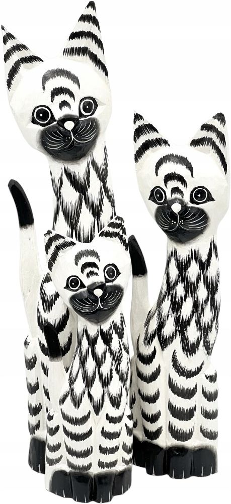  Katze kätzchen holzfigur wunderschön einzigartig dekoration oder geschenk 30cm