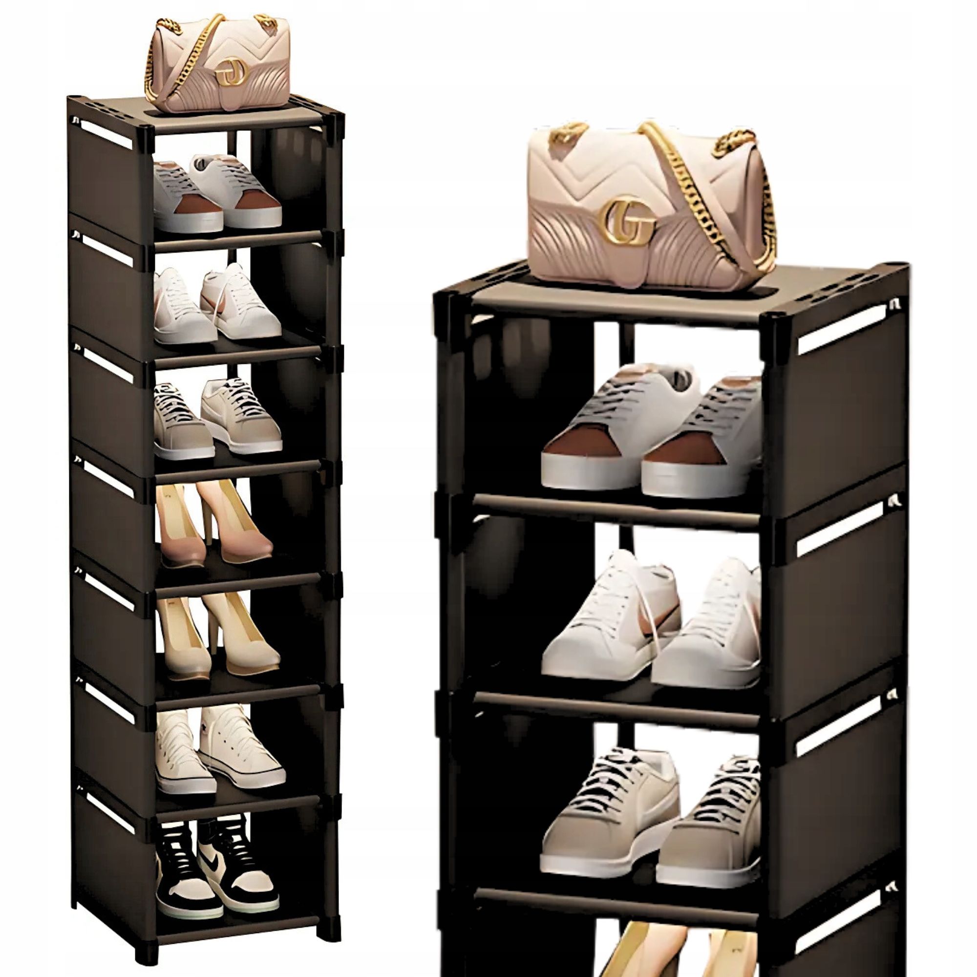  Organizators apavu skapis regal stāvēt apavi garderobe polka 8 līmenis 129x26x26