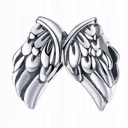  Charms engelsflügel anhänger pflege herz silber 925