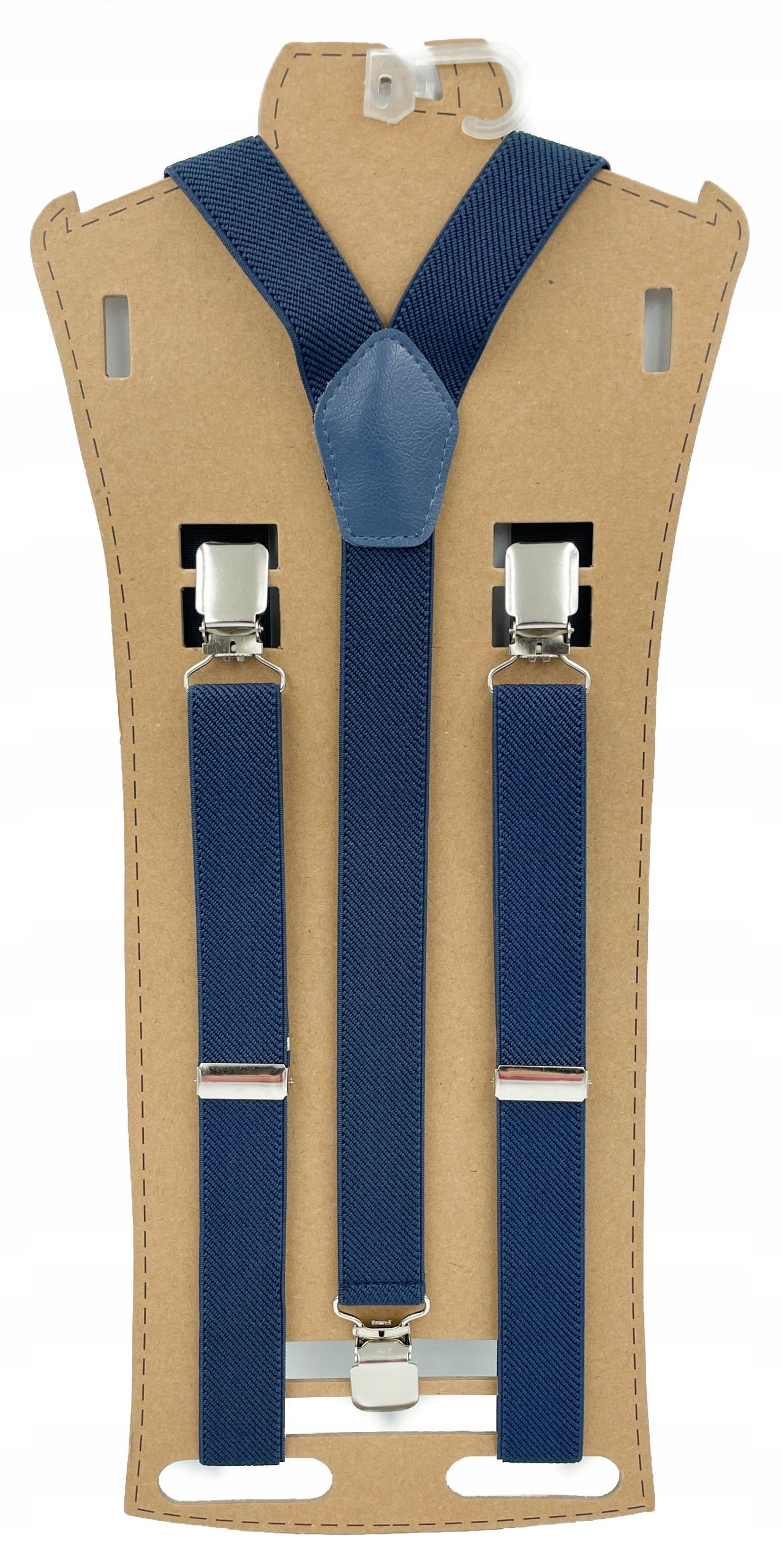  Burgundy uniform smooth braces for trousers