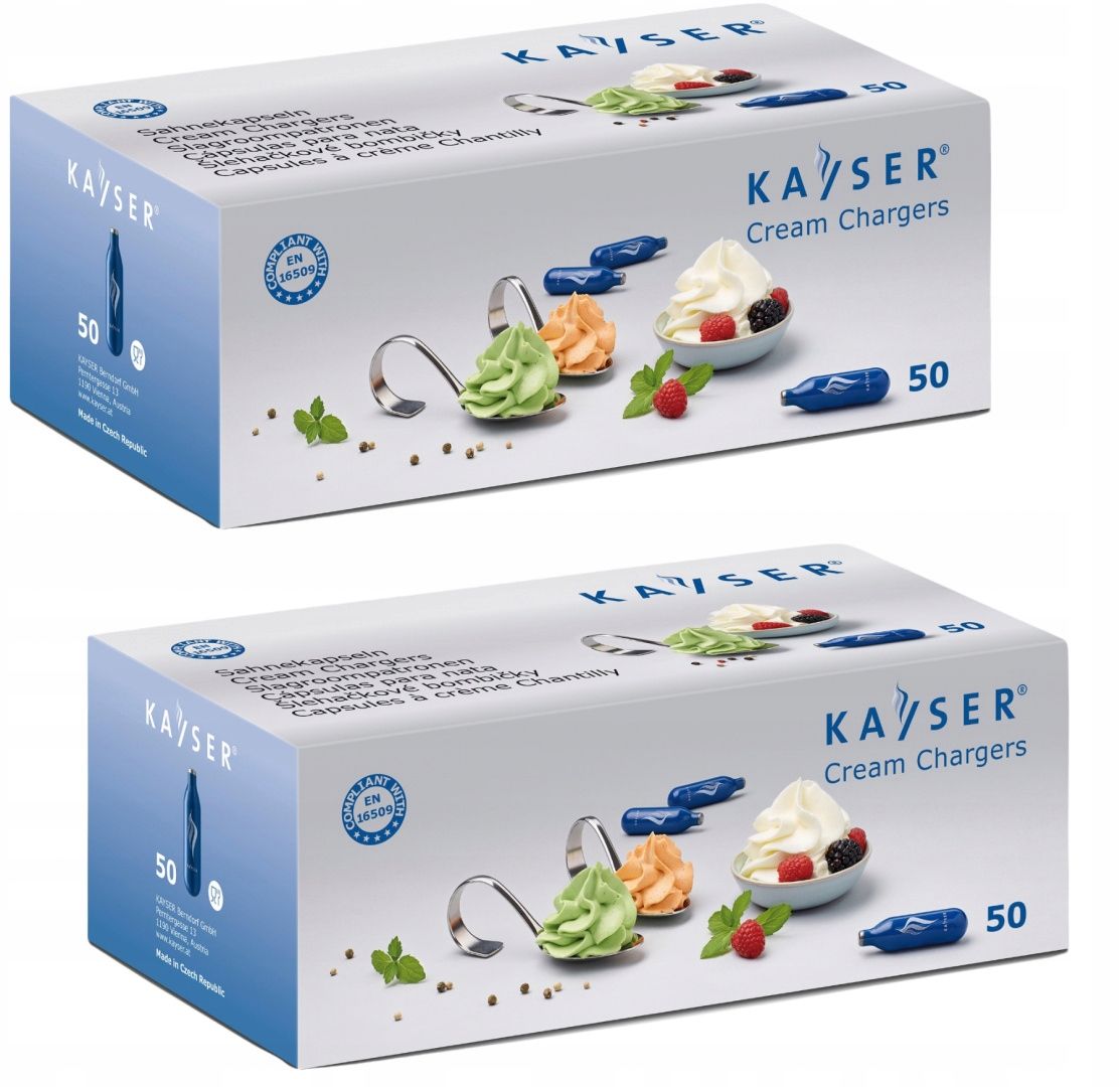  Sifono kasetės plaktai grietinėlei kayser 0 l 25